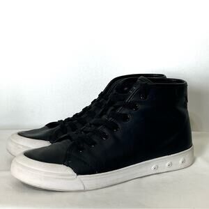 Rag & Bone Standard Issue High Top Sneakers In Black Size 39.5